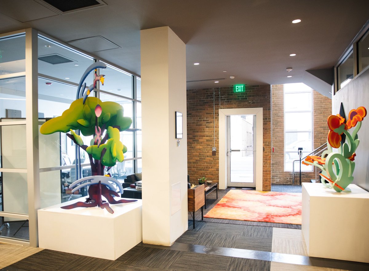 Have you found all the Quinn Faylor art on display throughout our space? Our space + café doubles as an art gallery for a rotating selection of local artwork, book a tour for your chance to check out all this beautiful work before the next artist comes in! cahootscafe.com/art-gallery