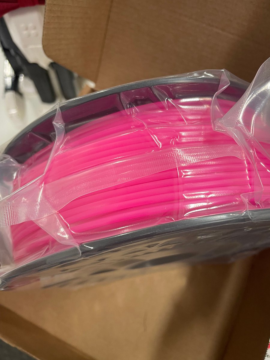 We are in the process of moving into our new makerspace so we have been ordering a beautiful variety of filament colours. 
That fruit salad might just be a winner!
#filamentfriday