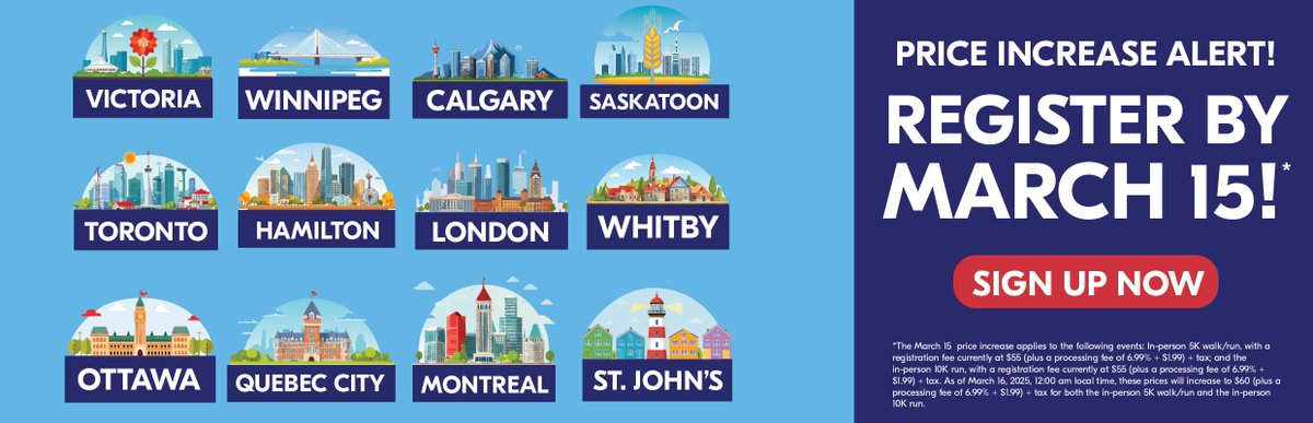 Have you registered for #RunForWomen yet?? Sign up today before the March 15 price increase! 

300 Londoners have already signed up in support of My Sisters' Place. But we need everyone so we can reach our goal of $40,000! 

Register today: ow.ly/eMSH50Vfa3z