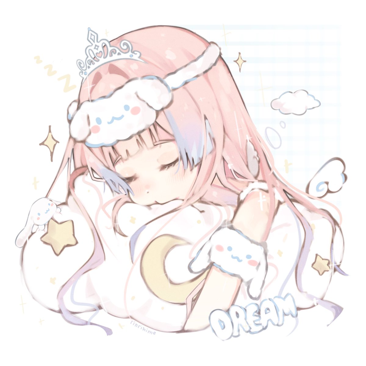 rinrihime's tweet photo. Sleepy #kokomi https://t.co/7eAqTy5dAm