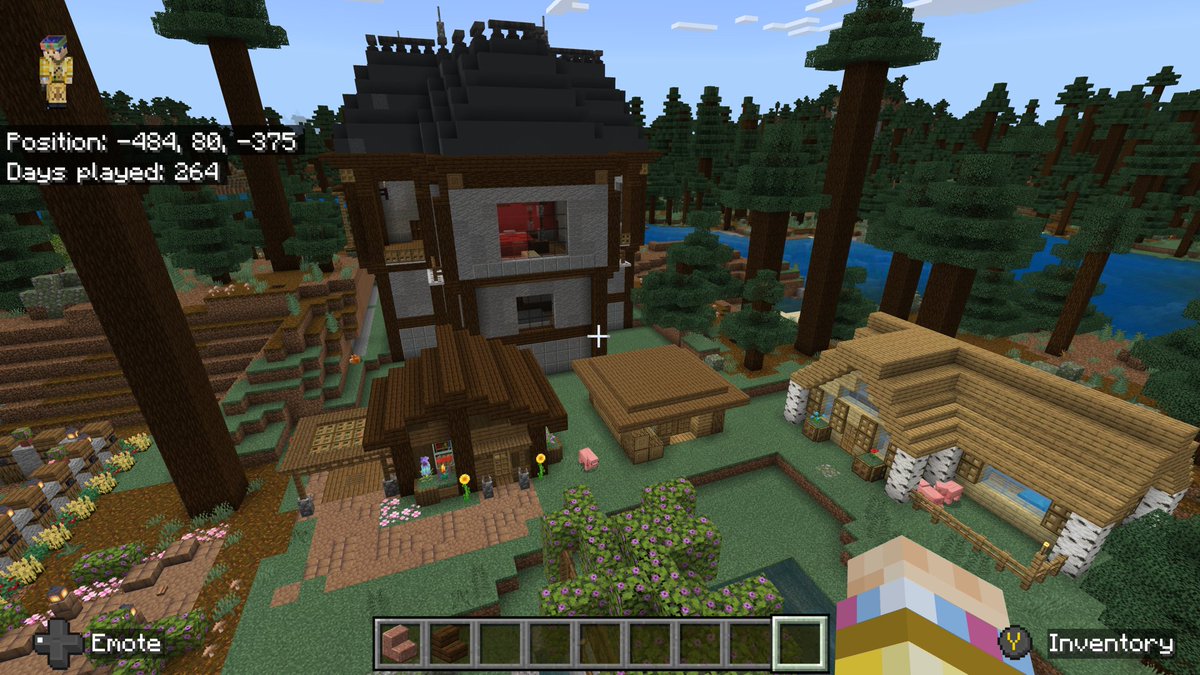 I got bored in Minecraft. #Minecraft #Minecraftbuilds