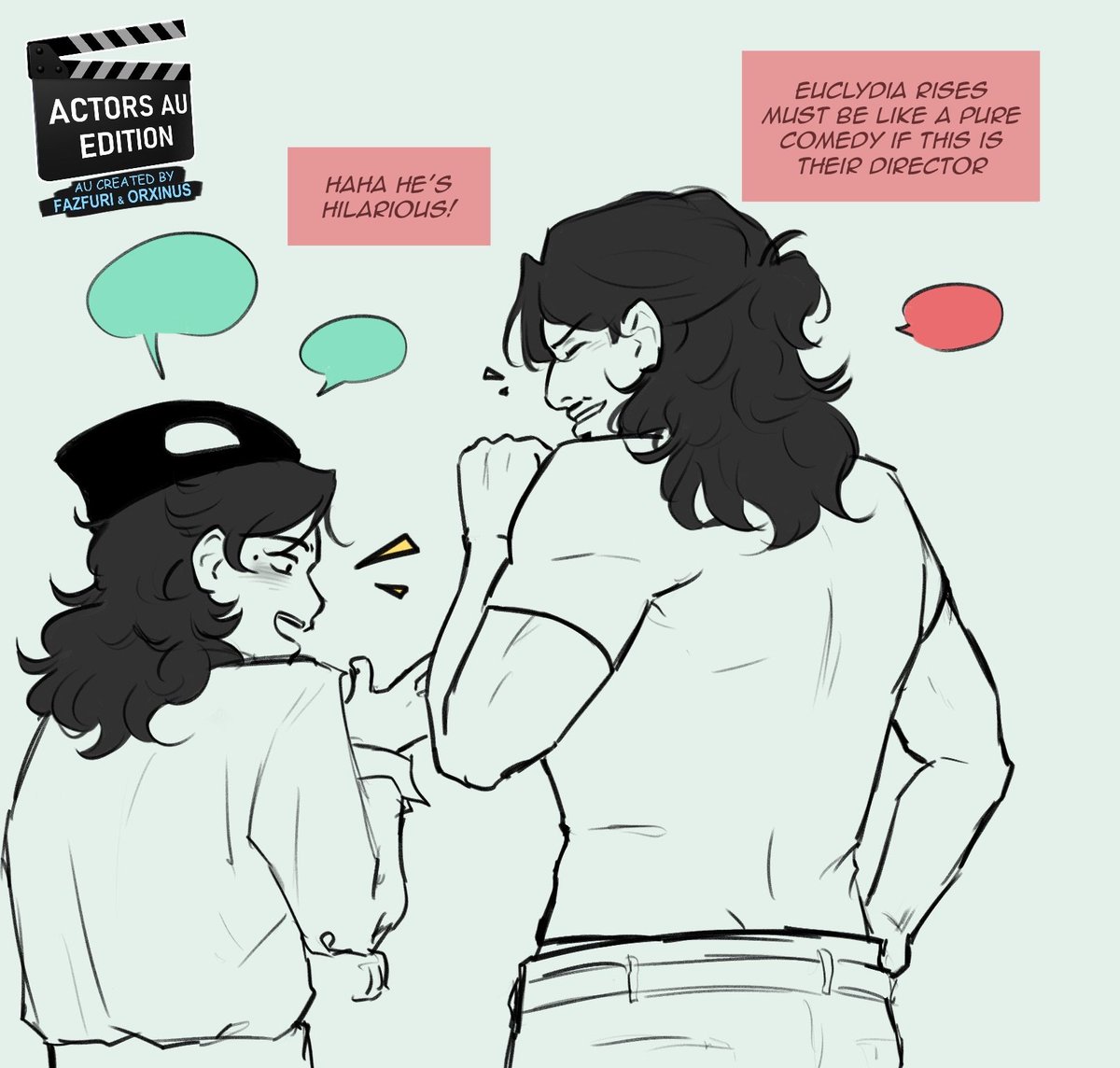 orxinus's tweet photo. #Paralleloly Actor AU

showing [King] the script!! tehhee. im too into this oc x oc ship(bastardkiller) https://t.co/BqVjpzfxgT