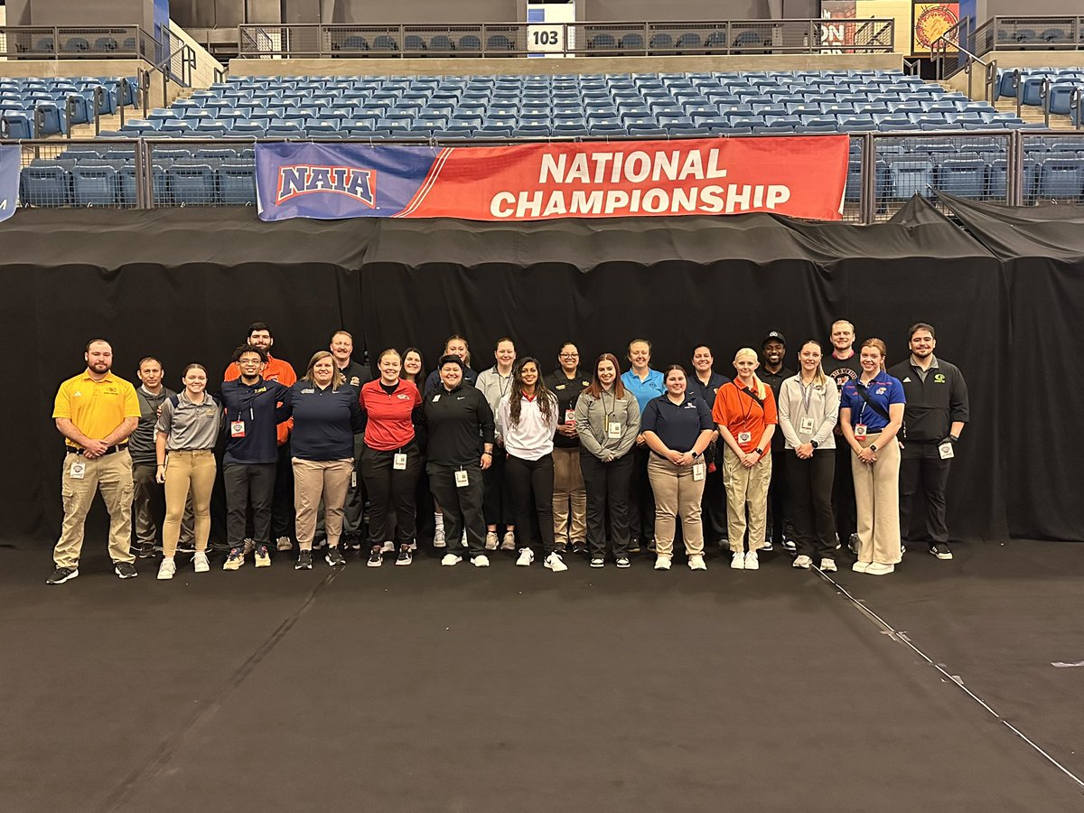 NAIA Athletic Trainers Association (@naiaata20) on Twitter photo <a href="/NAIA/">NAIA</a> Women’s Wrestling National Tournament ATs and AT students ready for the weekend!! They are Champions in Healthcare!! <a href="/RtaylorATC/">Raeann</a> <a href="/NAIAwrestling/">NAIA Wrestling</a> <a href="/NATA1950/">NATA</a> <a href="/NATA_ICSM/">NATA ICSM</a> <a href="/USMSpireWire/">Saint Mary</a> <a href="/SCGradATP/">Sterling College Graduate AT Program</a> #NATM2025 <a href="/NAIA/">NAIA</a> Women’s Wrestling National Tournament ATs and AT students ready for the weekend!! They are Champions in Healthcare!! <a href="/RtaylorATC/">Raeann</a> <a href="/NAIAwrestling/">NAIA Wrestling</a> <a href="/NATA1950/">NATA</a> <a href="/NATA_ICSM/">NATA ICSM</a> <a href="/USMSpireWire/">Saint Mary</a> <a href="/SCGradATP/">Sterling College Graduate AT Program</a> #NATM2025