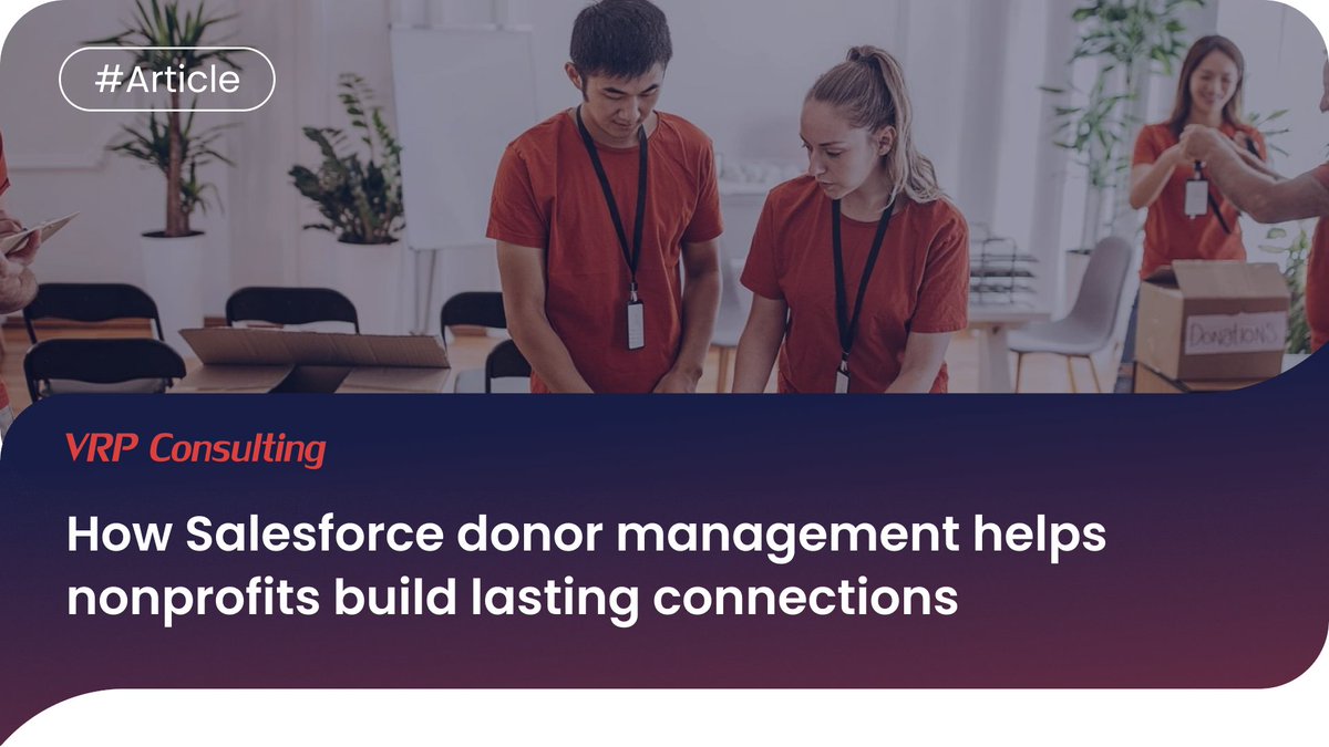 How can #nonprofits better track #donations, understand donor behaviour and build long-term support?

In a new article, VRP’s Roman Mosko, Nonprofit Account Manager, explains how #Salesforce #donor management can make a huge difference.

Read it now: vrpconsulting.com/blog/digital-t…
