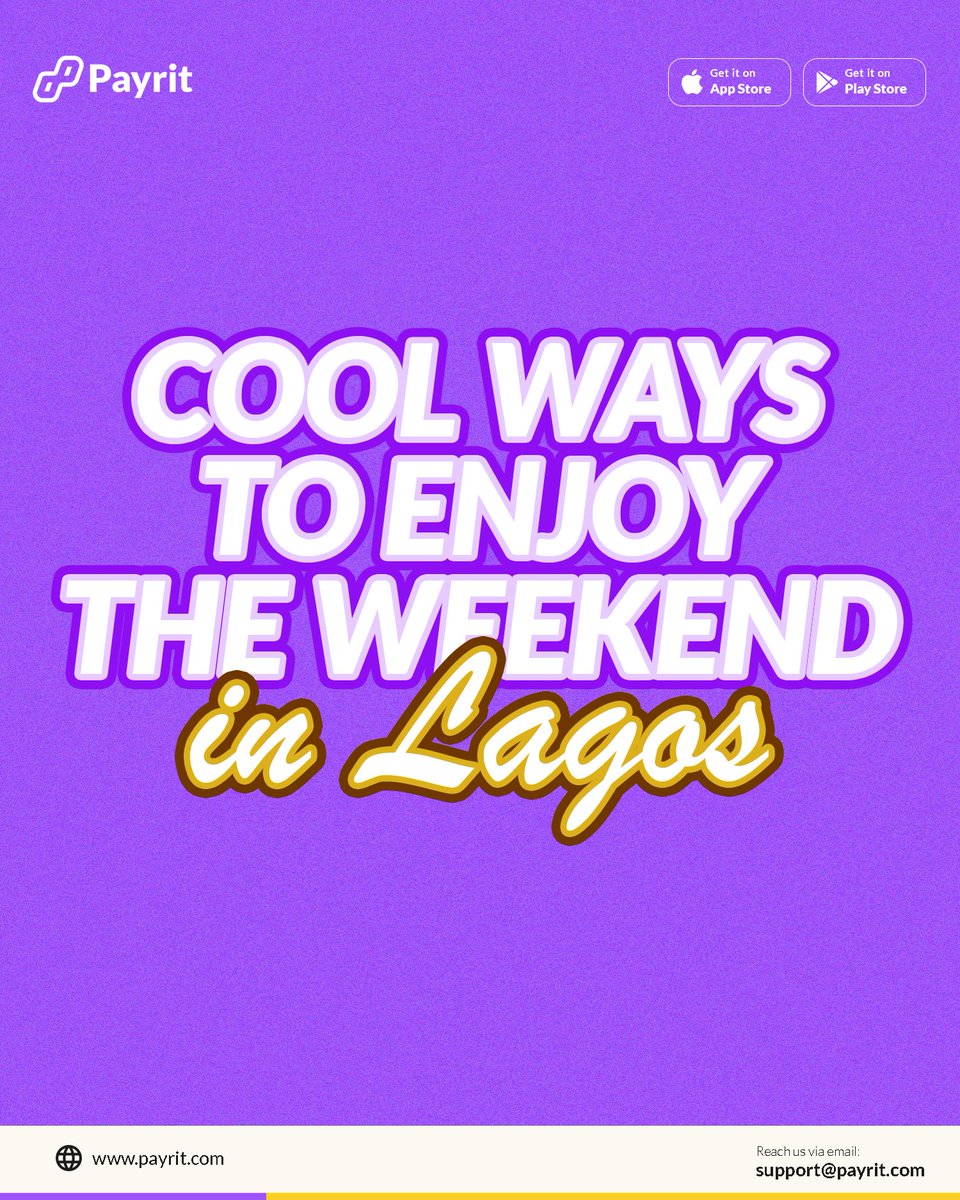 PayritSupport's tweet photo. Weekend plan? Swipe for fun activities🚀💜
#weekendplans #Payrit #Funday https://t.co/osDzYKTgPe