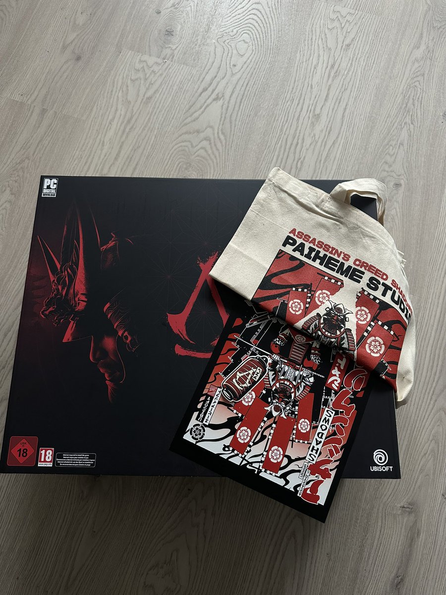 ItsNameJr's tweet photo. Merci beaucoup @UbisoftFR pour m’avoir envoyé l’édition collector du jeu Assassin’s Creed Shadows, franchement c’est magnifique ❤️ https://t.co/XqnuY096Z2