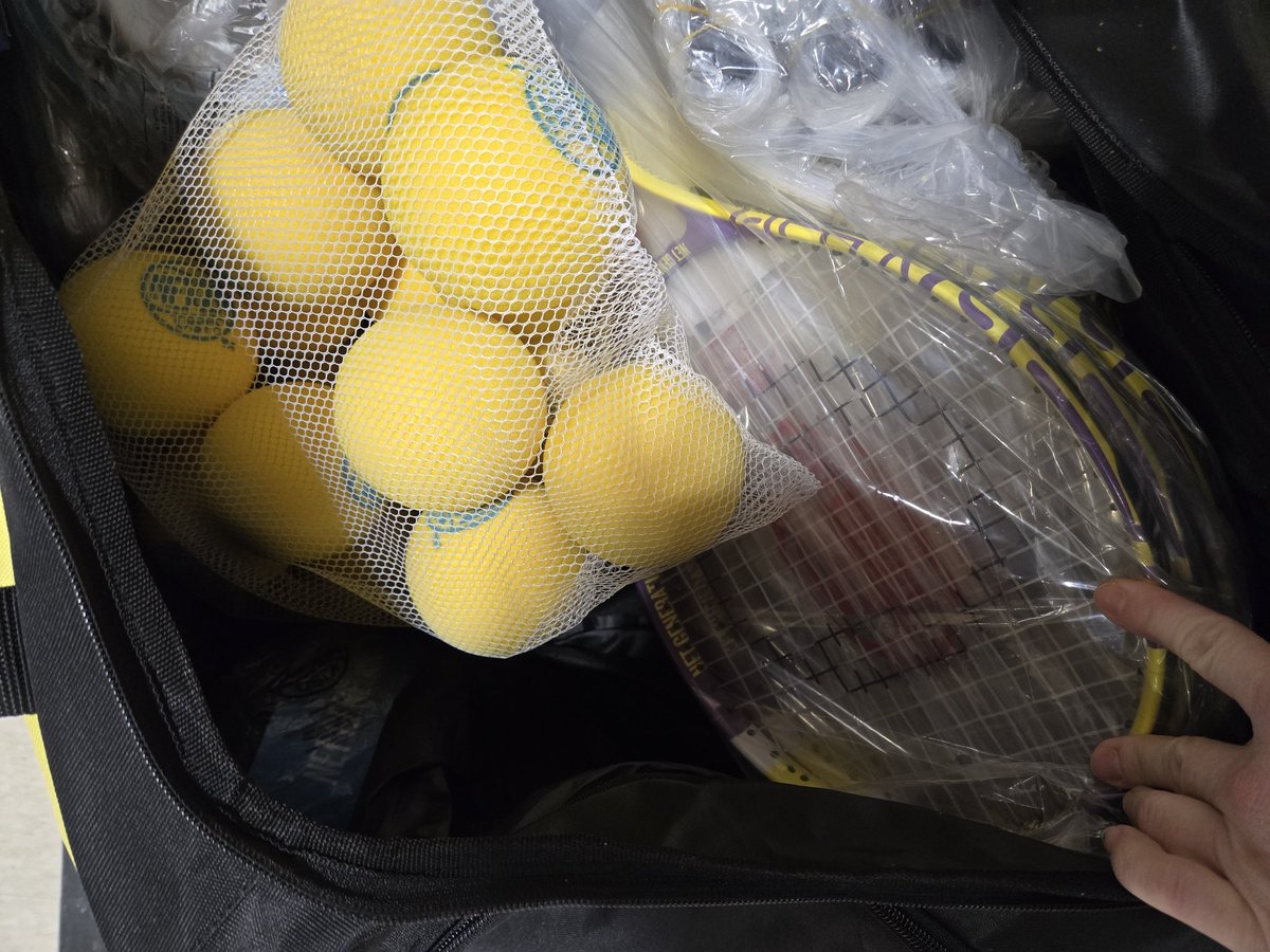 Thank you, <a href="/usta/">USTA</a>, for the awesome equipment! I am looking forward to incorporating tennis related skills <a href="/BrewsterRCS/">BrewsterRCS</a>! #ElemPE #ElemPhysEd #PE #Tennisskills #Tennis