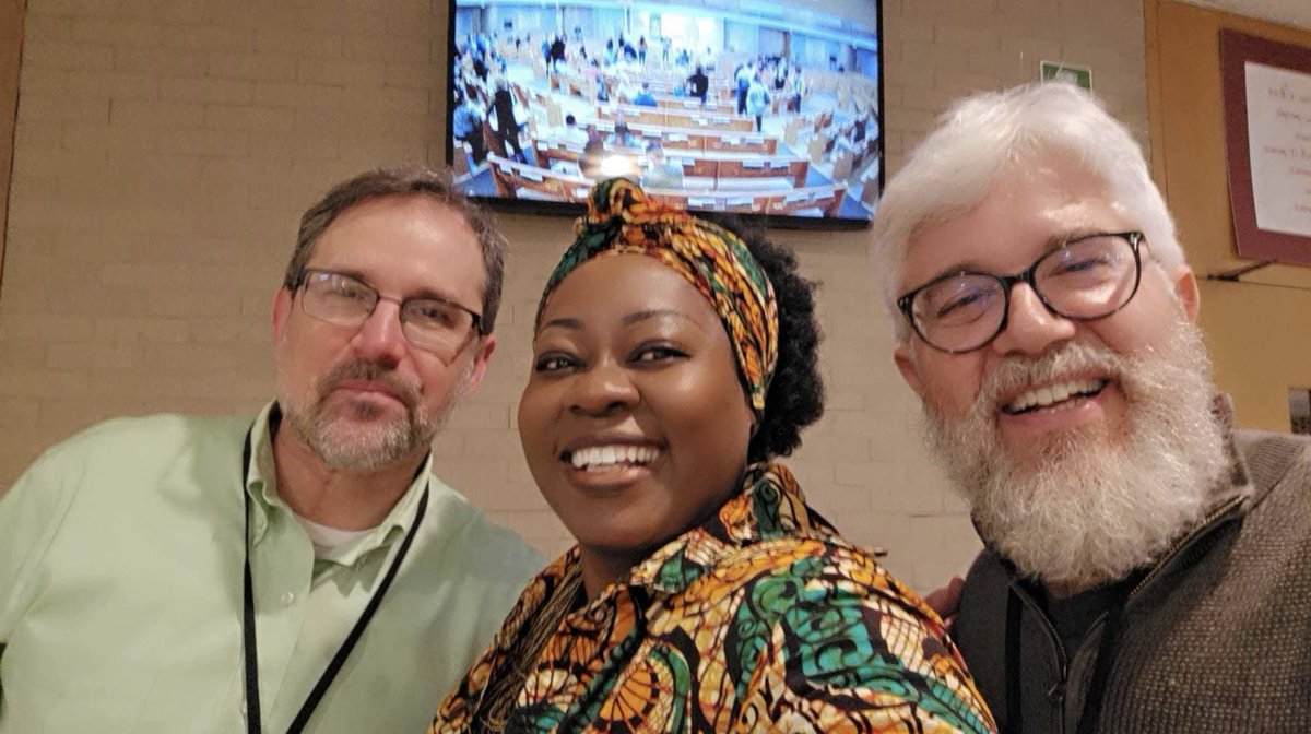 ACC was at the Hope for the Future conference! This year celebrated the 30th anniversary of the Damascus Road Anti-Racism Process begun by MCC. ACC board members Eric Kurtz and Sibonokuhle Ncube are seen here with executive director Douglas Day Kaufman.