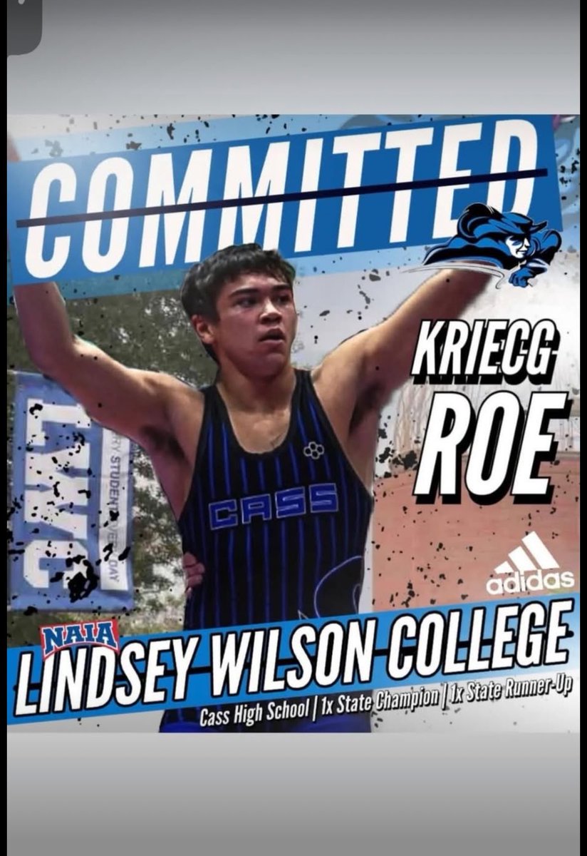 Casswrestling's tweet photo. Congratulations to Kriecg on his commitment. We are proud of you and wish you the best. https://t.co/GWEyi8m53g