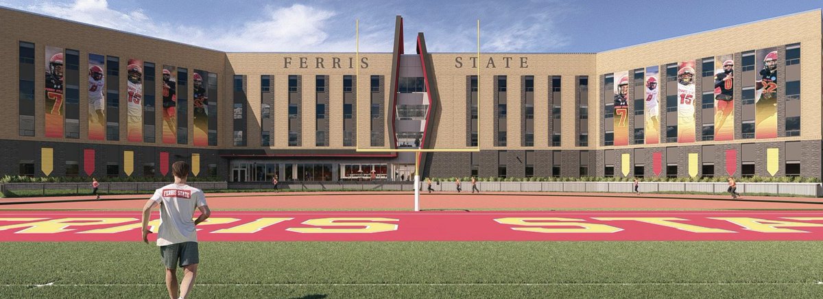 A snapshot of what is coming SOON! 🚧 📸

We’re breaking ground on a brand-new residence hall on Monday! Join us as we celebrate this exciting milestone and take the first step toward a new home for future Ferris students!

📅 March 17
⏰ 2 pm
📍 Top Taggart Field North End Zone