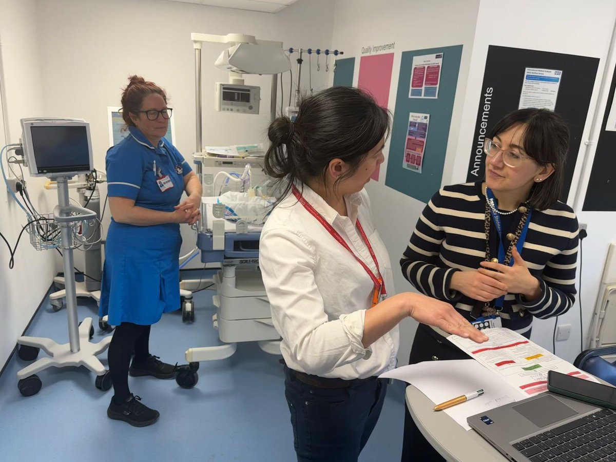 UHS_Neonates's tweet image. Our Neonatal Surgical team teaching our QIS in training nurses the complexities of surgical neonates. @UHSFT @TVWNeonatal