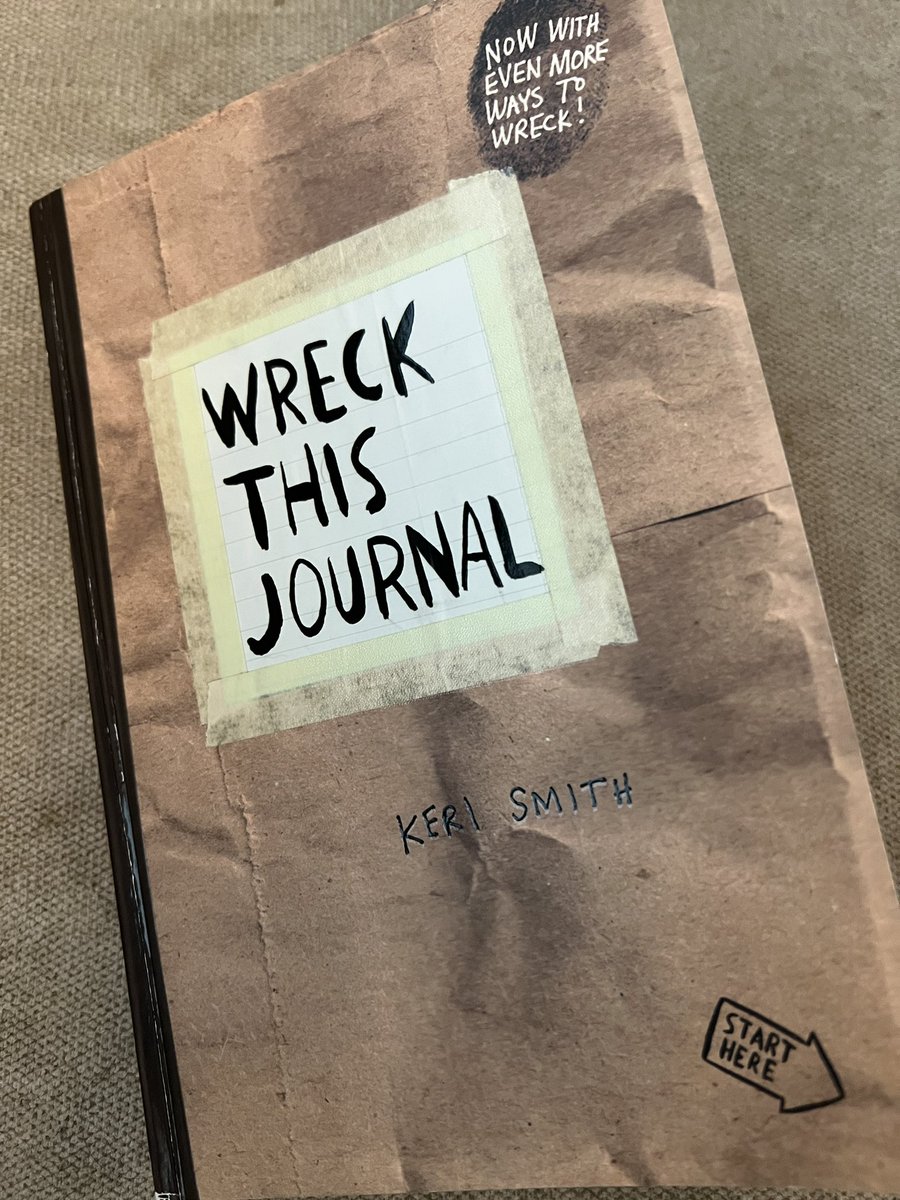 zekymmer's tweet photo. Lol 🤣 Love 💕
the Wreck This Journal
paper bag edition! It's so much fun to do a little bit of wrecking it every day! Great creative juices flowing here and stress relief!
#wreckthisjournal
#journals
#creativity
#art
#artist https://t.co/1HDYqFH9kC