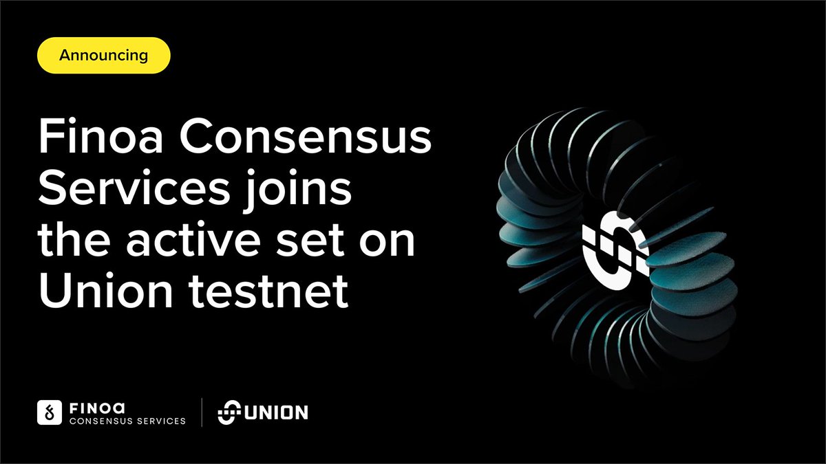 We're live on <a href="/union_build/">Union</a> 's testnet, contributing to a hyper-efficient, zero-knowledge infrastructure that enables seamless message passing, asset transfers, NFTs, and DeFi. 
Join us as we build the future of decentralized connectivity!