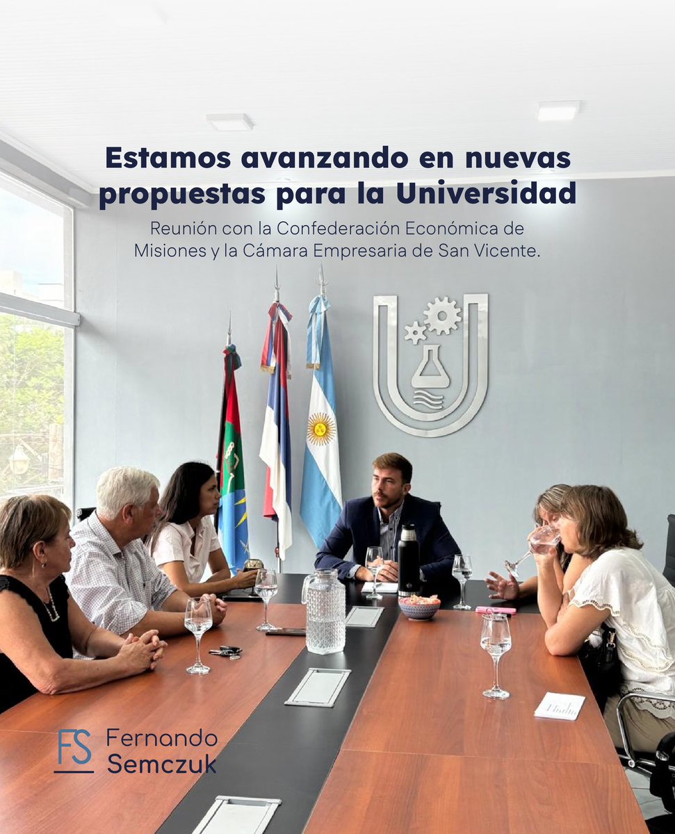 Productivo encuentro entre la Confederación Económica de Misiones (CEM), la Cámara de Comercio de San Vicente y la Universidad Nacional del Alto Uruguay (UNAU), con el objetivo de explorar oportunidades de colaboración, fomentar el trabajo en conjunto y desarrollar programas de