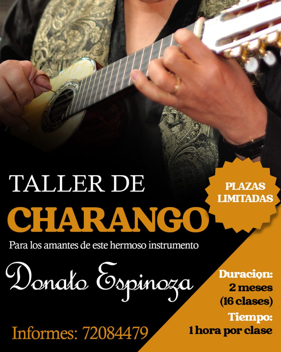 Se inicia este 17 de marzo más información al número de Cel 72084479