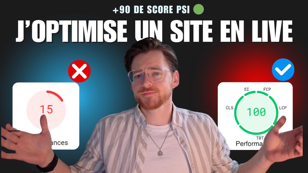 J’ai créé une mini-formation totalement gratuite pour optimiser la vitesse de ton site WordPress.

Cette formation se destine aux débutants et ceux qui n'y connaissent rien. Zéro bases.

Elle dure 46 minutes, durant lesquelles j’explore les outils d’audits à utiliser et les