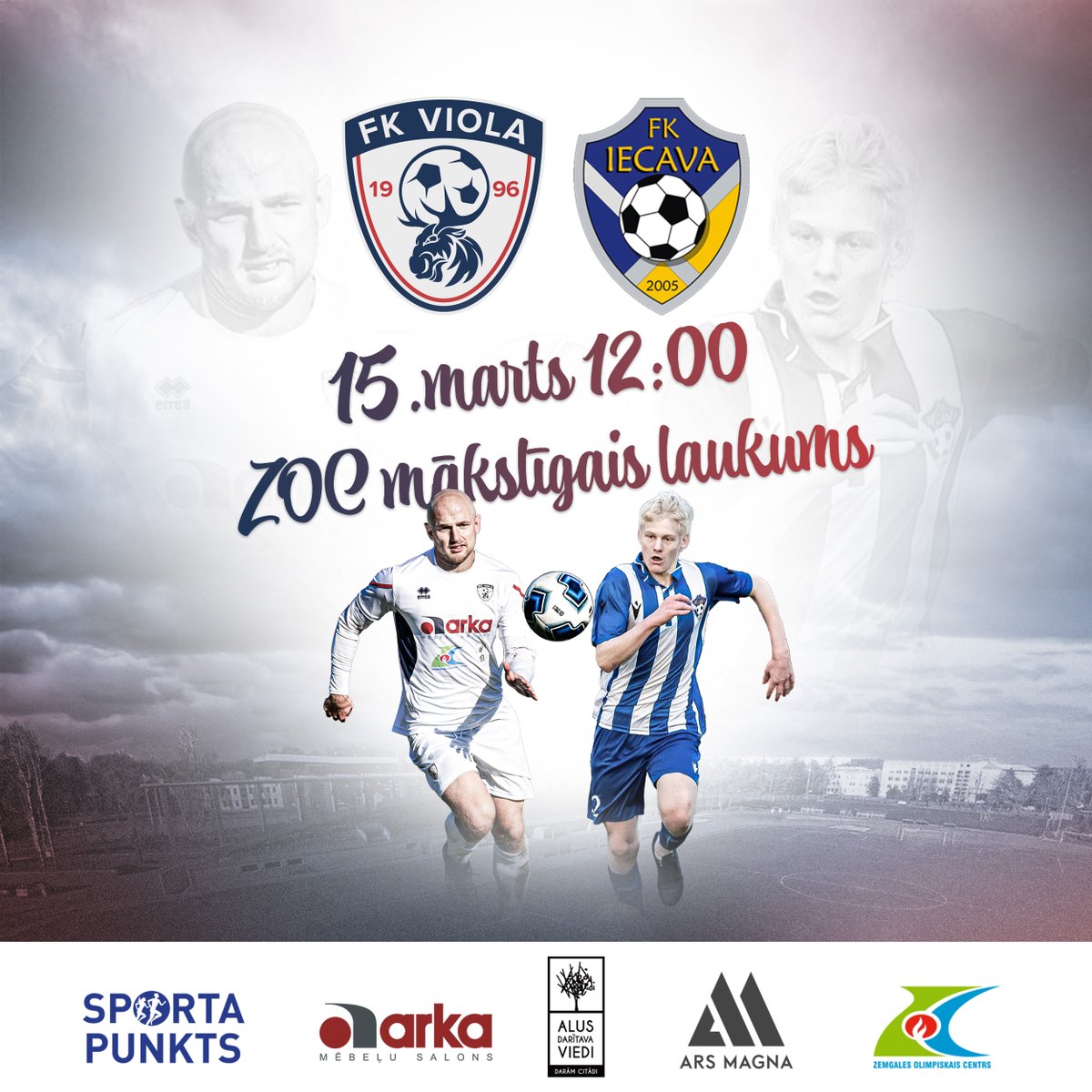 ✌️ Vienīgā 2025.gada pirmssezonas pārbaudes spēle jau sestdien, 15.martā plkst. 12:00: tiksies JFC Viola ar FK Iecava
#jfcviolaspēles #jelgavasfutbols #jfcviola #jfcviolanotikumi
😎 Par draudzīgi pozitīvu futbolu!