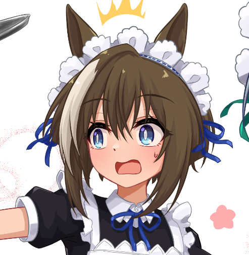 シュヴァルグラン(ウマ娘) 「冬に出したイラスト本にはメイドシュヴァルがいたりする 」|Lexisのイラスト