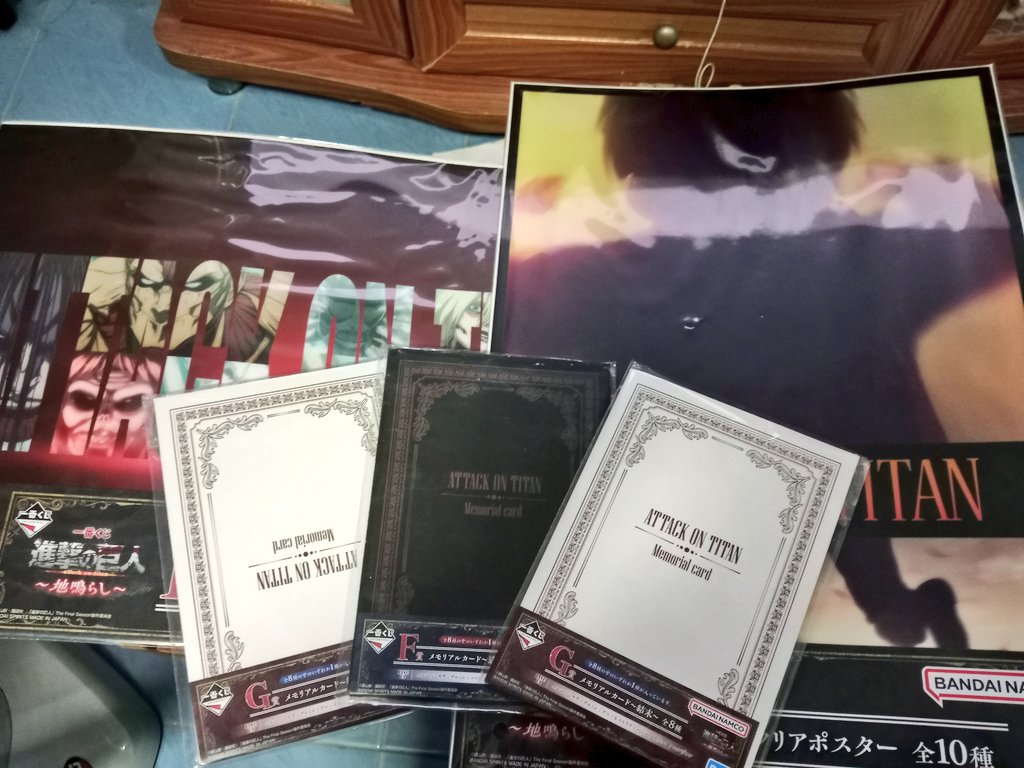 k7DTGDAQ's tweet photo. เซ็ตจับฉลาก 490 รวมส่ง
แยก(ไม่รวมส่ง)
โปสเตอร์ใบละ150
การ์ดฮันจิ100
การ์ดรีไวล์150
การ์ดฮิสทรอเรีย80
รีไวล์รบกวนอมการ์ดคาร์อื่น1:1นะคะ
#ตลาดนัดไททัน https://t.co/4n81pcSmkO