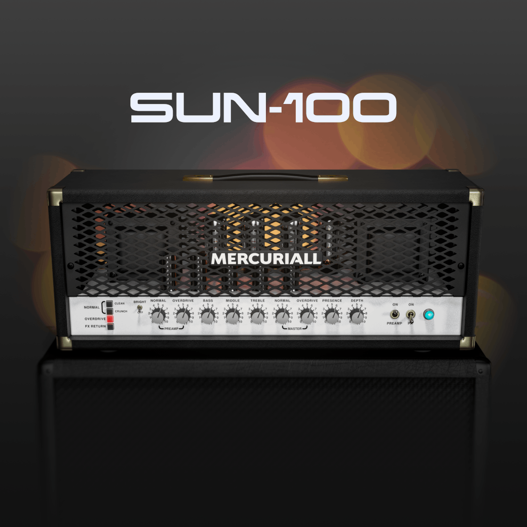 🔥Friends, we are excited to introduce the new SUN-100 tube amplifier as part of Ampbox! 
SUN-100 based on a Soldano SLO-100 Amplifier
 
mercuriall.com/cms/details_am…