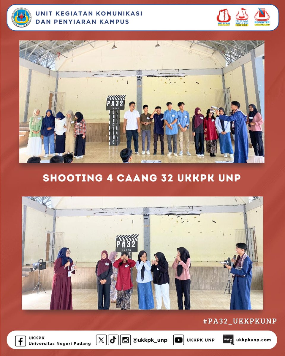 Hai Intelektual Muda👋🏻

Di shooting 4 ini teman" CAANG masih pada semangat yaa walaupun di bulan puasa ini, pertahankan semangat nya teman" 👊🏼💪🏻. 

Terimakasih juga buat Bang azhar yang sudah memberikan materi tentang Problem Solving 🙆

#PA32_UKKPKUNP
#TheNextWave_UKKPKUNP32