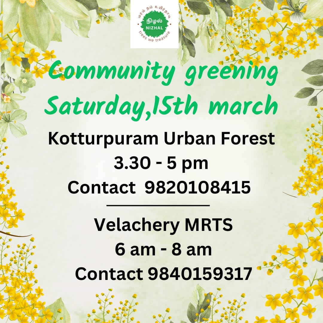NizhalShade's tweet photo. Saturday community greening https://t.co/3VWJoo25EN