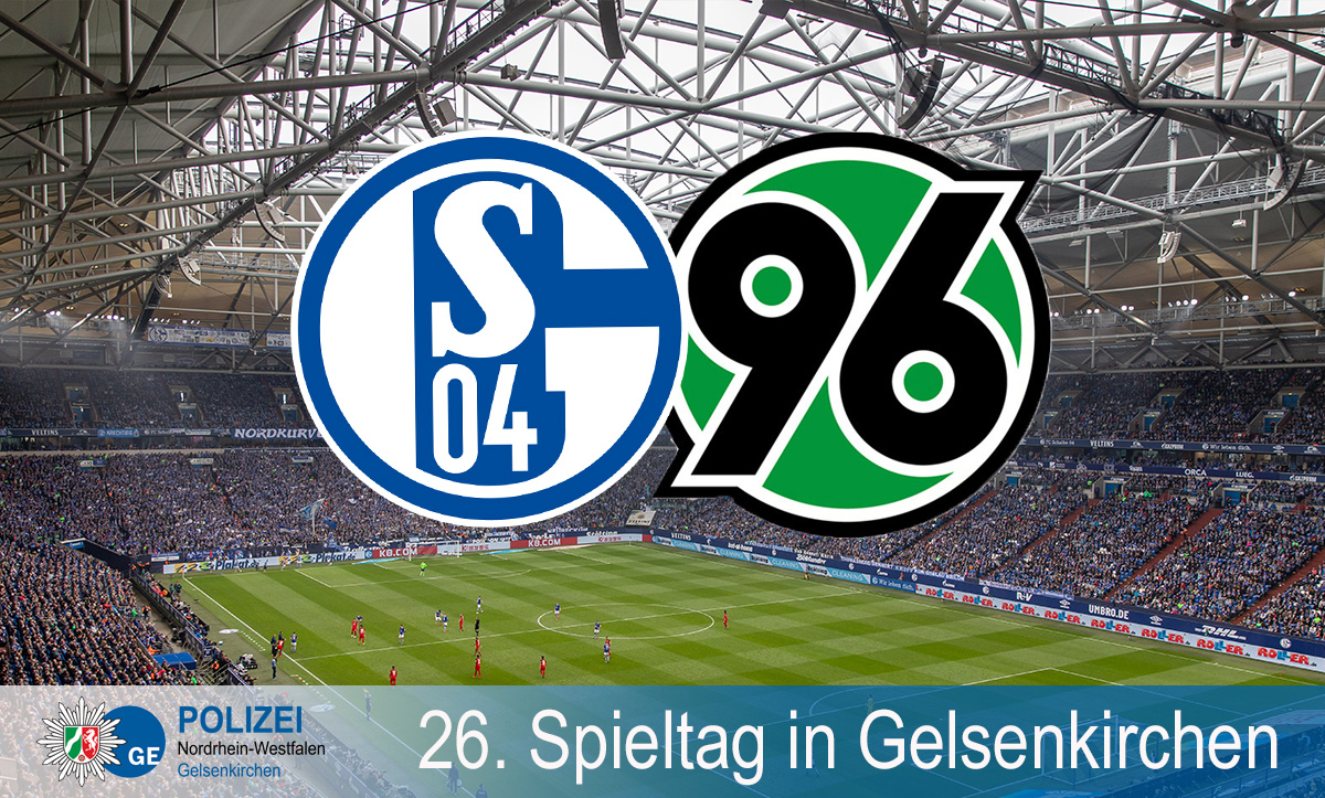 ⚽ Heute Abend trifft der FC Schalke 04 in der Arena in einem Heimspiel auf Hannover 96. Wir begleiten das Spiel mit polizeilich relevanten Inhalten auf unserem WhatsApp Kanal! 👉 whatsapp.com/channel/0029Va… 

#S04H96 #S04 #Schalke #H96 #Polizei #Gelsenkirchen