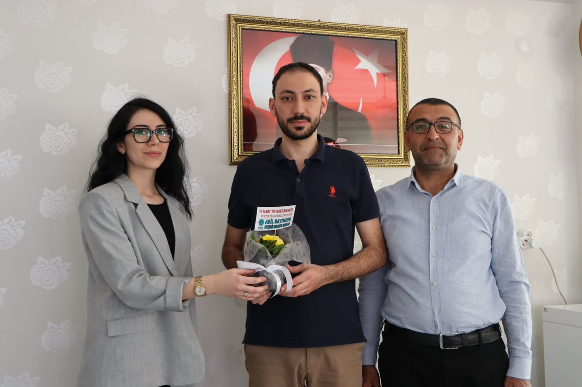 Adilbayindr's tweet photo. Gece gündüz demeden halkımızın için çalışan sağlık çalışanlarımıza minnettarlığımızı göstermek adına bu anlamlı günde yanlarında olmak istedik.

Tüm sağlık çalışanlarımızın 14 Mart Tıp Bayramını kutluyorum. https://t.co/fu6cdO2VFs