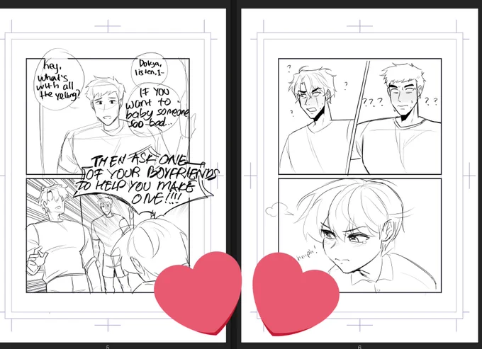 Btw i think sp pregnancy is gonna take awhile because i accidentally made another doujin with it as the main plot 💔💔💔💔💔

Here's a little peek… 