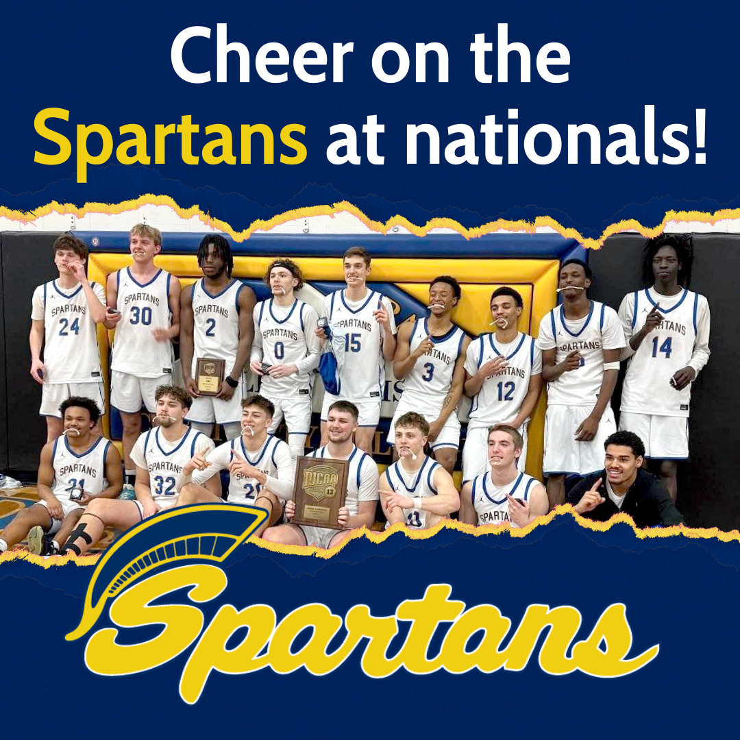 Round one WIN for the M State Spartan Men's basketball team in the National Tournament in New York! We are so proud…keep it going Spartans!