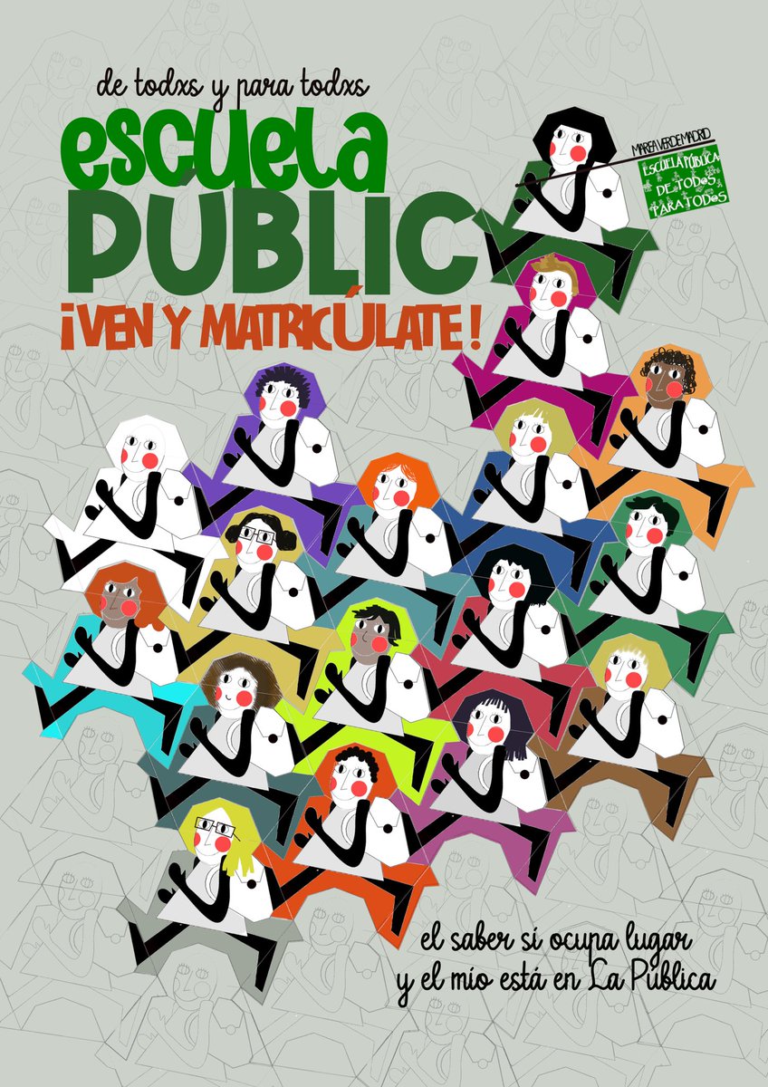 Marea Verde Madrid ¡#MatricúlateEnLaPública! tweet media