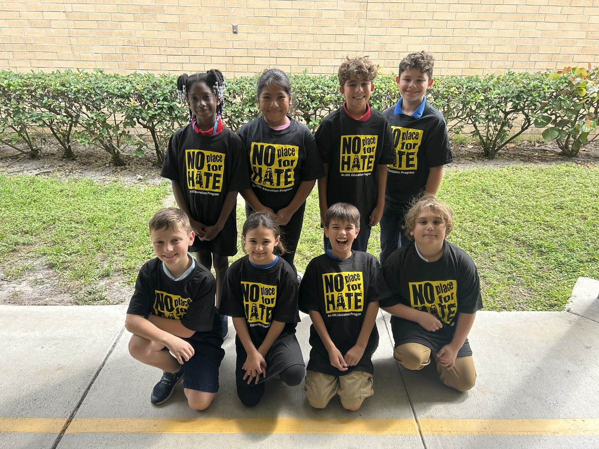 Alyssa Maddox (@a_maddox27) on Twitter photo We’re so proud of our No Place for Hate club! They have worked very hard this year to spread kindness across our campus! 💛 #NoPlaceforHate <a href="/ADL/">ADL</a> <a href="/pbcsd/">The School District of Palm Beach County</a> <a href="/sunset_coral/">Coral Sunset Elementary</a> We’re so proud of our No Place for Hate club! They have worked very hard this year to spread kindness across our campus! 💛 #NoPlaceforHate <a href="/ADL/">ADL</a> <a href="/pbcsd/">The School District of Palm Beach County</a> <a href="/sunset_coral/">Coral Sunset Elementary</a>