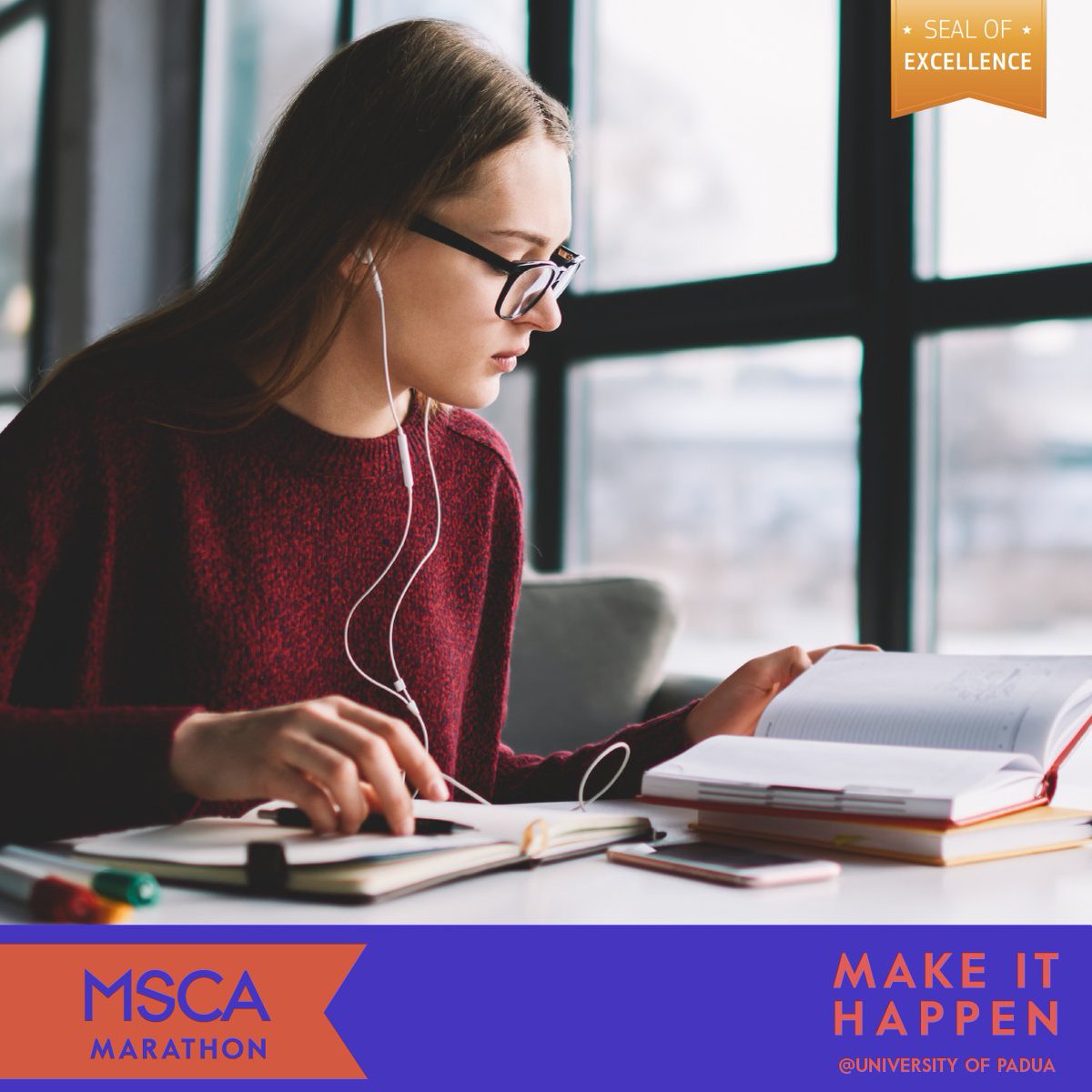 UniPD_Research's tweet image. 👀 Only a few days left to apply for the MSCA MaRaThoN@Unipd 2025!

🔔 Don&apos;t miss the chance to discover @UniPadova and what it can offer to researchers applying for a postdoctoral fellowship in the next @MSCActions call.

⏳ Deadline: 24/3, 1 pm

unipd.it/en/msca-marath…