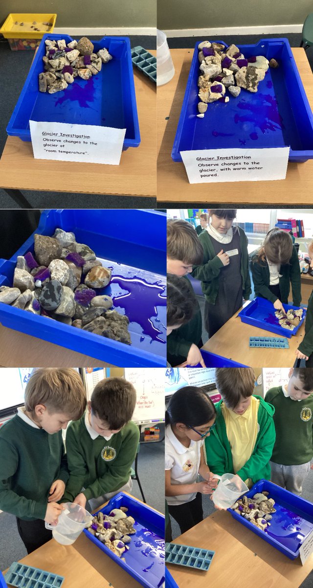 allsaintsfed's tweet photo. 4B have loved investigating the impact of global warming on glaciers and their surrounding landscape. #BritishScienceWeek #asfscience https://t.co/30Ko44kV0J