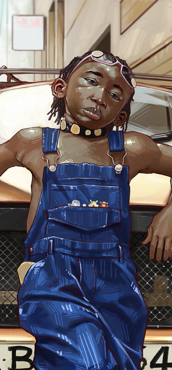 So attempted a more complicated study last night. Since I'm a big free from work at the moment.
This was a fun experience. And I enjoyed every moment.

#art #Nigerian