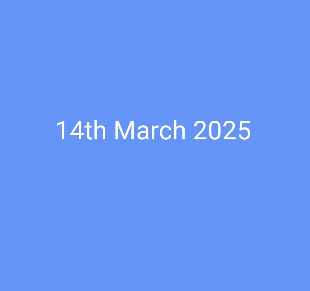 AliYoung95's tweet photo. Friday 14th March 2025 https://t.co/2sKcQWT9fX