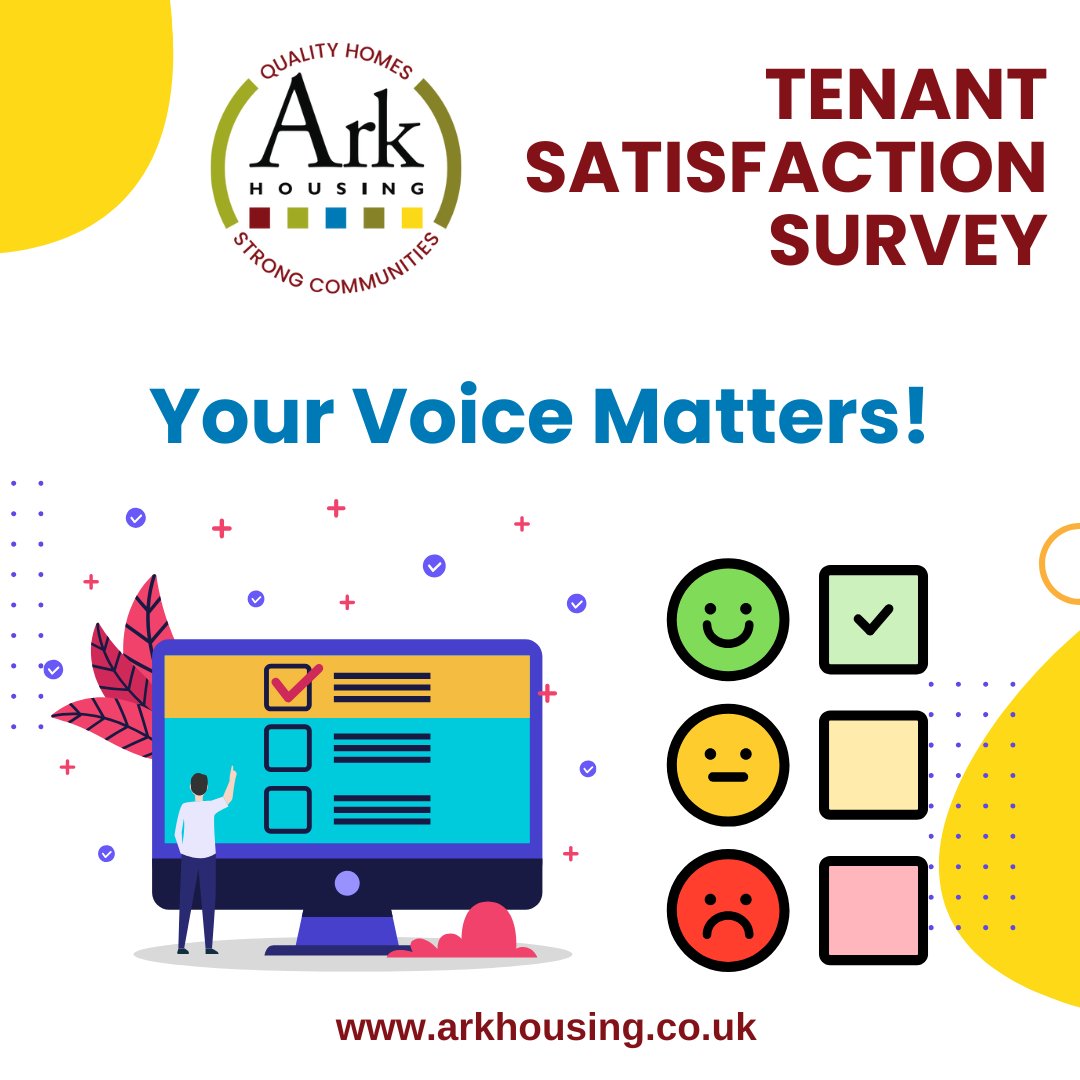 📢 Your voice matters! 

Ark Housing is launching our 2025 Tenant Satisfaction Survey. 

125 tenants will be randomly contacted next week via telephone. Please participate if selected! 

For more information, please visit our website:
arkhousing.co.uk/news/your-voic…