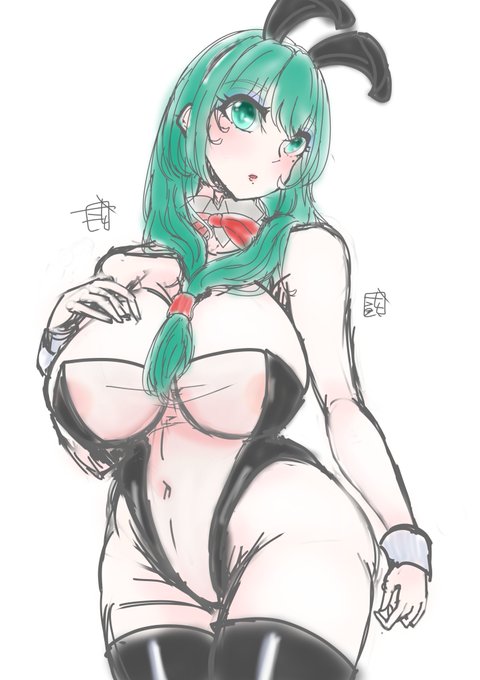 真ん中透明バニー 