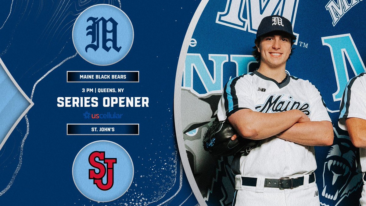 Series Opener 😤

🆚: St. John’s
⚾️: 3 PM
📍: Queens, NY - Kaiser Stadium
📺: No Stream
📊: tinyurl.com/28beohe4

#blackbearnation | #wineverything