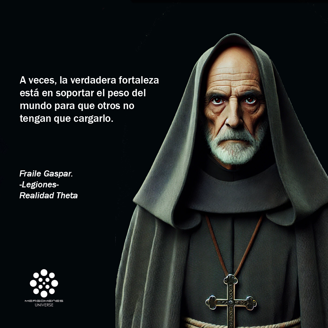 MergomenesU's tweet photo. "A veces, la verdadera fortaleza está en soportar el peso del mundo para que otros no tengan que cargarlo."

🔗 #MergomenesUniverse #FraileGaspar #Thetha #LegionesOscuras #SobrevivirEsUnaCarga #PesteEterna #ElUltimoCreyente #SombrasDeUnMundoMuerto #GuerraYFe #OscuridadMedieval https://t.co/VGlyZRGpMk