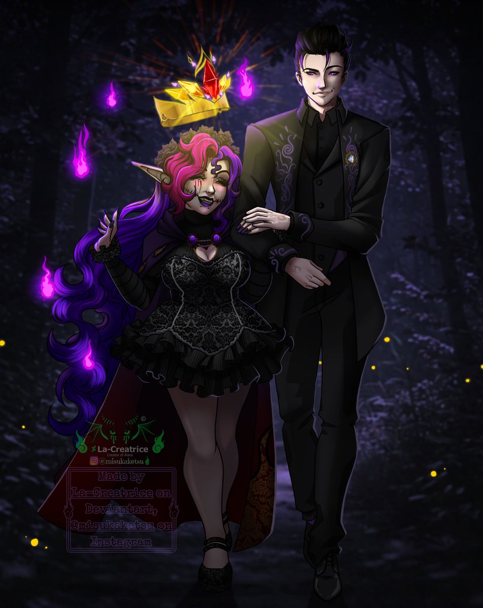 KetsuMisuka's tweet photo. Robin et Misuka  ( OCs ) https://t.co/PtjTBIPE4Q