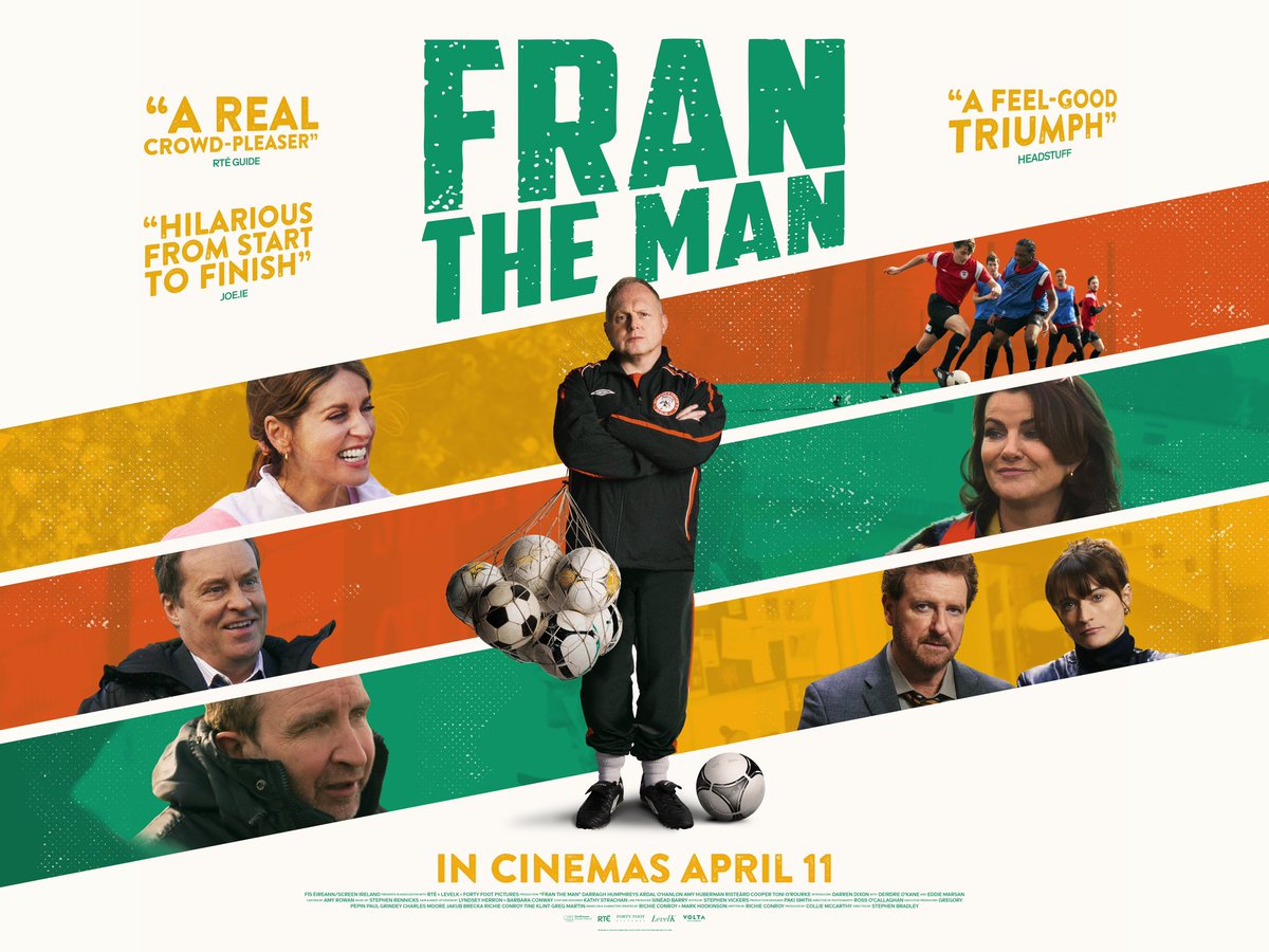Volta Pictures (@voltapictures) on Twitter photo Check out the poster for FRAN THE MAN! We can’t wait for audiences to meet Fran Costello, the ultimate assistant manager, when FRAN THE MAN hits cinemas on April 11.
#FranTheManFilm, <a href="/FortyFootPics/">Forty Foot Pictures</a>, <a href="/ScreenIreland/">Screen Ireland</a> Check out the poster for FRAN THE MAN! We can’t wait for audiences to meet Fran Costello, the ultimate assistant manager, when FRAN THE MAN hits cinemas on April 11.
#FranTheManFilm, <a href="/FortyFootPics/">Forty Foot Pictures</a>, <a href="/ScreenIreland/">Screen Ireland</a>