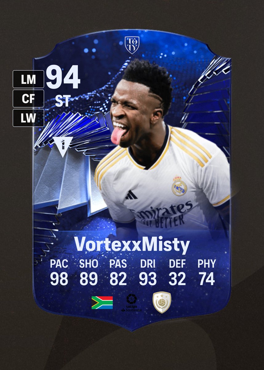 EdgeLordsSAPL's tweet photo. 🚨 New Signing Alert! 🚨

We’re excited to welcome VortexxMisty to the squad! A dynamic winger with flair, creativity, and the ability to change games in an instant. Expect fireworks on the pitch! ⚡🔥 #ProClubs #WingerMagic #GameChanger https://t.co/jUv5kOacBe