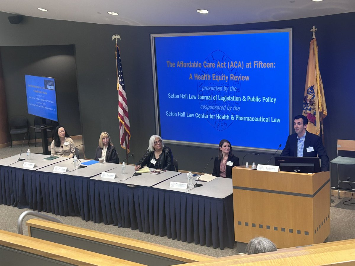 Doron Dorfman (@dorfmandoron) on Twitter photo The Affordable Care Act at 15 symposium <a href="/SetonHallLaw/">Seton Hall Law</a> (cosponsored by <a href="/SHUHealthLaw/">Seton Hall Center for Health & Pharmaceutical Law</a>) is off to a great start with a panel on the impact of the ACA on public health ft. <a href="/SidneyWSLU/">Sidney Watson</a>, <a href="/efusebrown/">Erin Fuse Brown</a>, <a href="/JakeElberg/">Jake Elberg</a> Nicole Huberfeld & Renee Landers 🔥🔥🔥 The Affordable Care Act at 15 symposium <a href="/SetonHallLaw/">Seton Hall Law</a> (cosponsored by <a href="/SHUHealthLaw/">Seton Hall Center for Health & Pharmaceutical Law</a>) is off to a great start with a panel on the impact of the ACA on public health ft. <a href="/SidneyWSLU/">Sidney Watson</a>, <a href="/efusebrown/">Erin Fuse Brown</a>, <a href="/JakeElberg/">Jake Elberg</a> Nicole Huberfeld & Renee Landers 🔥🔥🔥
