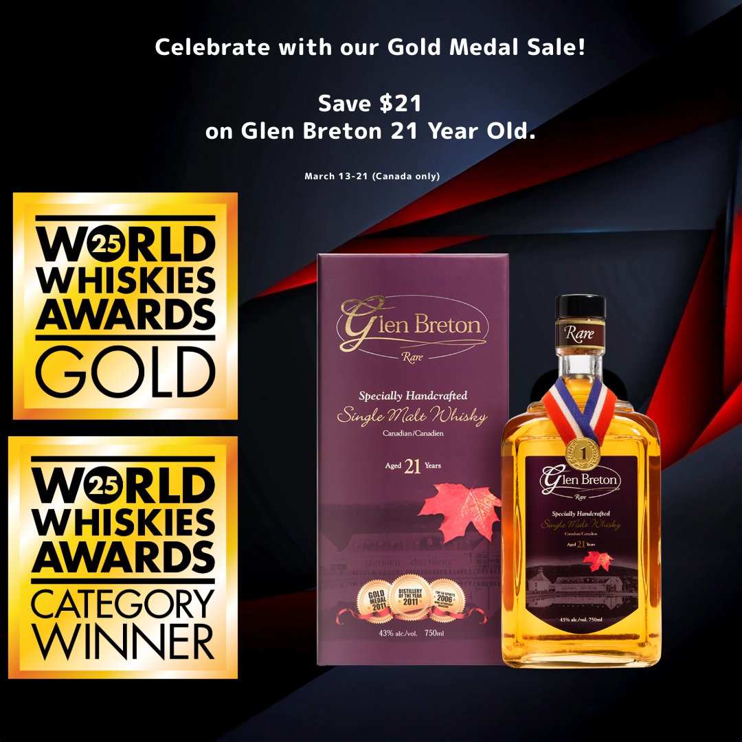Gold medal win for <a href="/GlenBreton/">Glenora Inn & Distillery</a> at the 2025 World Whisky Awards #singlemaltwhisky #glenoradistillery #capebreton #whiskydistillery #novascotia #buycanadian