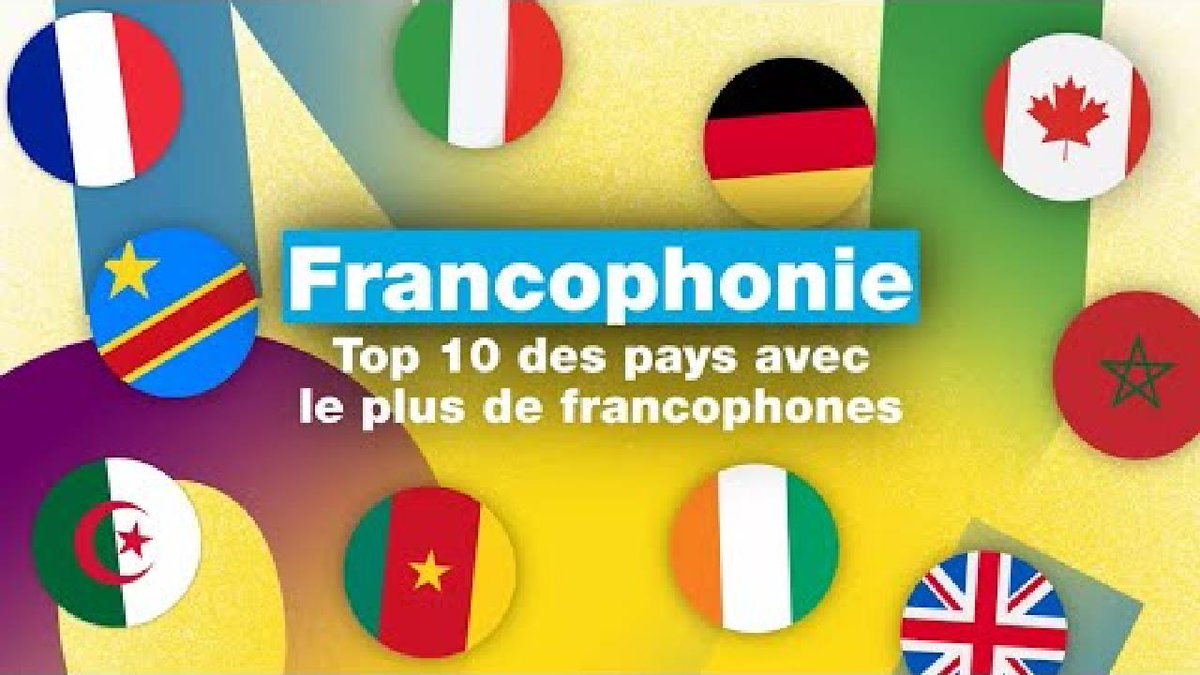 Semaine de la francophonie : dans quels pays trouve-t-on le plus de francophones ? f24.my/B12G.x