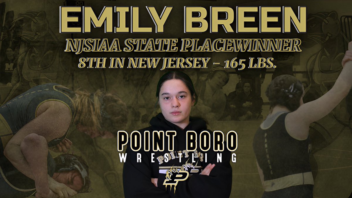 Point Boro Wrestling (@ptborowrestling) on Twitter photo ππππππ πππππ ππ₯ππππ°π’π§π§ππ« β ππ¦π’π₯π² ππ«πππ§ - 8th in NJπ
πΎ
Emily made an impact in her first year, using her Jiu Jitsu background to pin her way to a Region Title & clinch a State medal with a Blood Round pin! π₯
#PtBoro #StatePlacewinner ππππππ πππππ ππ₯ππππ°π’π§π§ππ« β ππ¦π’π₯π² ππ«πππ§ - 8th in NJπ
πΎ
Emily made an impact in her first year, using her Jiu Jitsu background to pin her way to a Region Title & clinch a State medal with a Blood Round pin! π₯
#PtBoro #StatePlacewinner