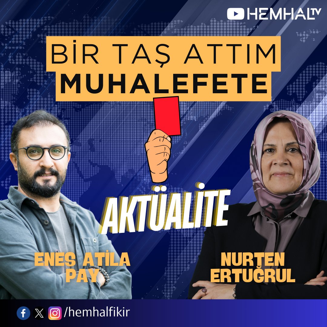 🔴Aktüalite 
Yeni Bölümü Yayında!

🗣️Enes Atila Pay (<a href="/enesati/">Enes Atila PAY</a>) 
🗣️Nurten Ertuğrul (<a href="/nurtenertugrul/">Nurten Ertuğrul</a>)   

📌Aktüalite Programının bu bölümü Kürt Meselesi, Yeni Çözüm Süreci, Suriye'deki son durum ve Muhalefetin gelişen süreçlere etkisizliği üzerine...

🔗➡️youtube.com/watch?v=QLX1TO…