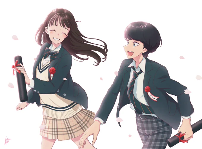 卒業おめでとうの宝りん 