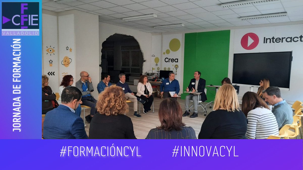 📢 Hoy recibimos a Javier Magdaleno, jefe de servicio de Formación del Profesorado e Innovación <a href="/fjmagdafuente/">Javier Magdaleno</a>. 
🔁Un encuentro valioso para intercambiar ideas, reflexionar juntos sobre nuestro trabajo y seguir mejorando.
 ¡Gracias por la visita! 🙌 
#FormacionCyl #InnovaCyl